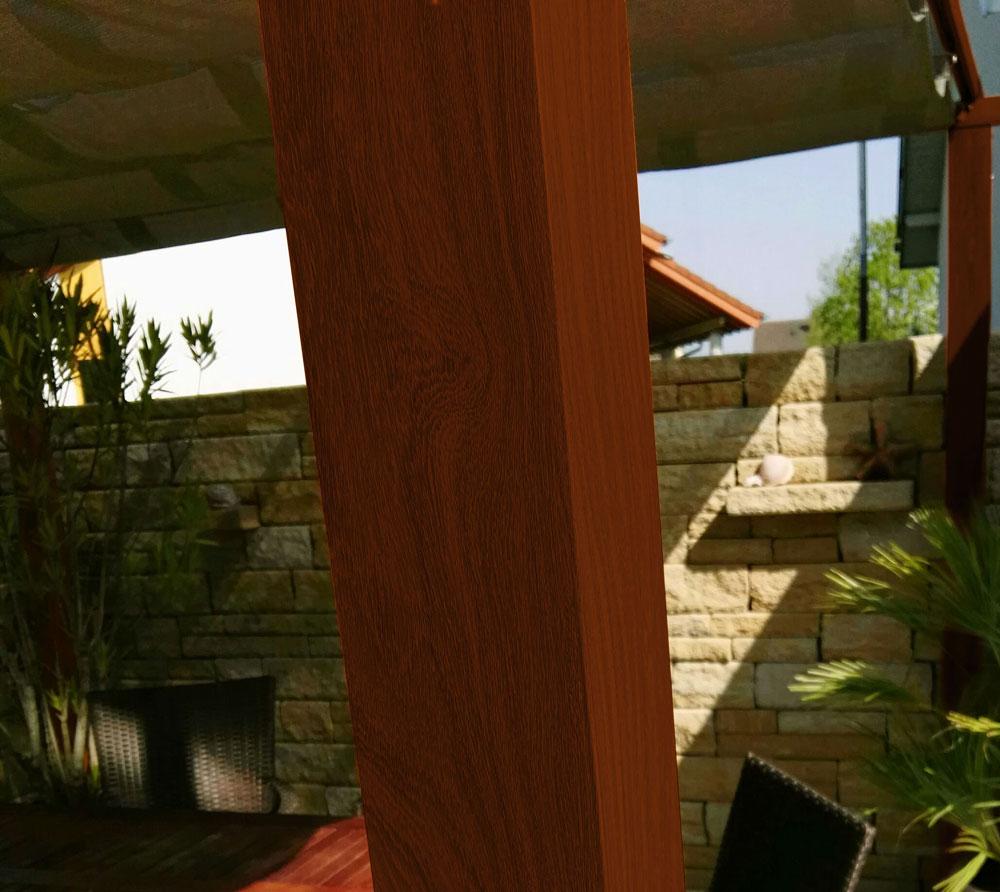 50NRTH Paragon Outdoor Pavillon Florida ca. 12,25 m² Cocoa Braun