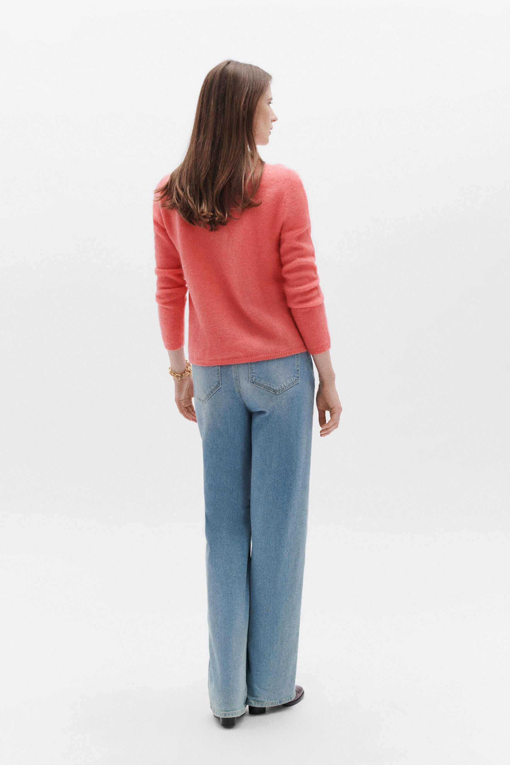 Gilet maurane rose femme