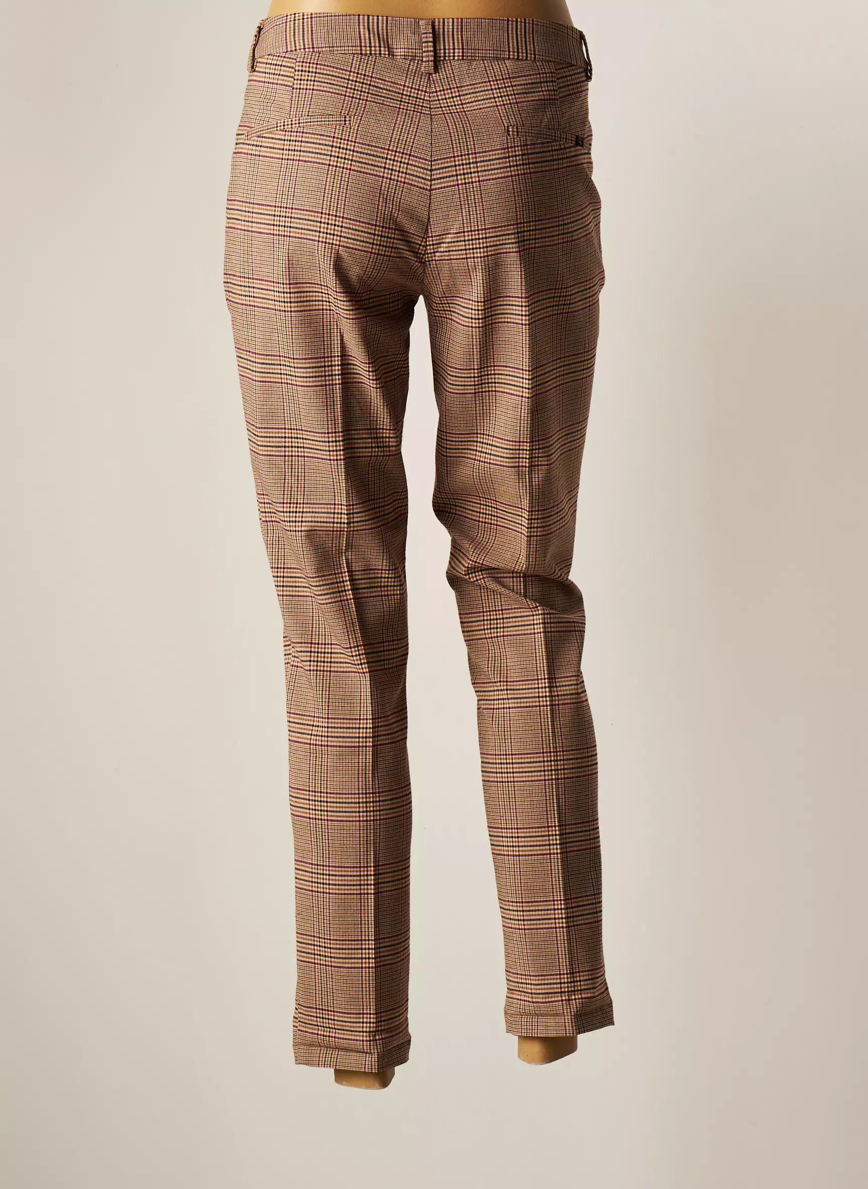 Teddy Smith Pantalons Chino Femme couleur beige