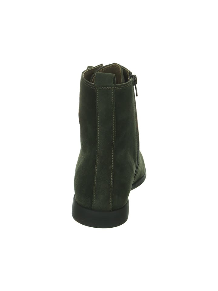 Think! Leder-Boots in Khaki günstig kaufen