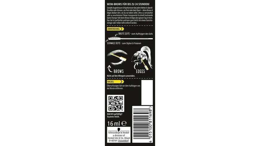 got2b Kleber 4 Brows & Edges Waterproof 16 ml