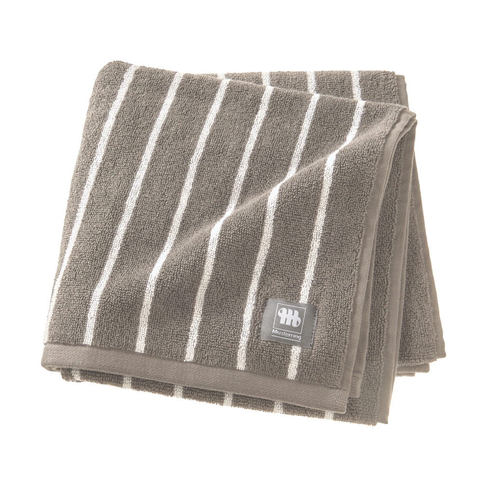 Handtuch MR-Needlestripe grau