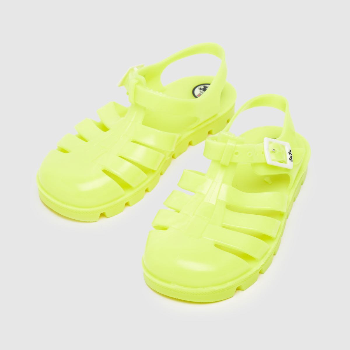 JUJU JELLIES gula nino neon flickor småbarnssandaler