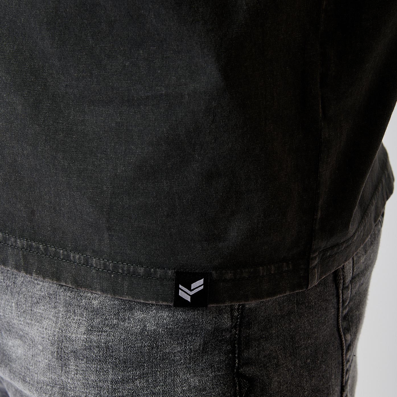 NAINT  T-shirt noir homme 100% coton