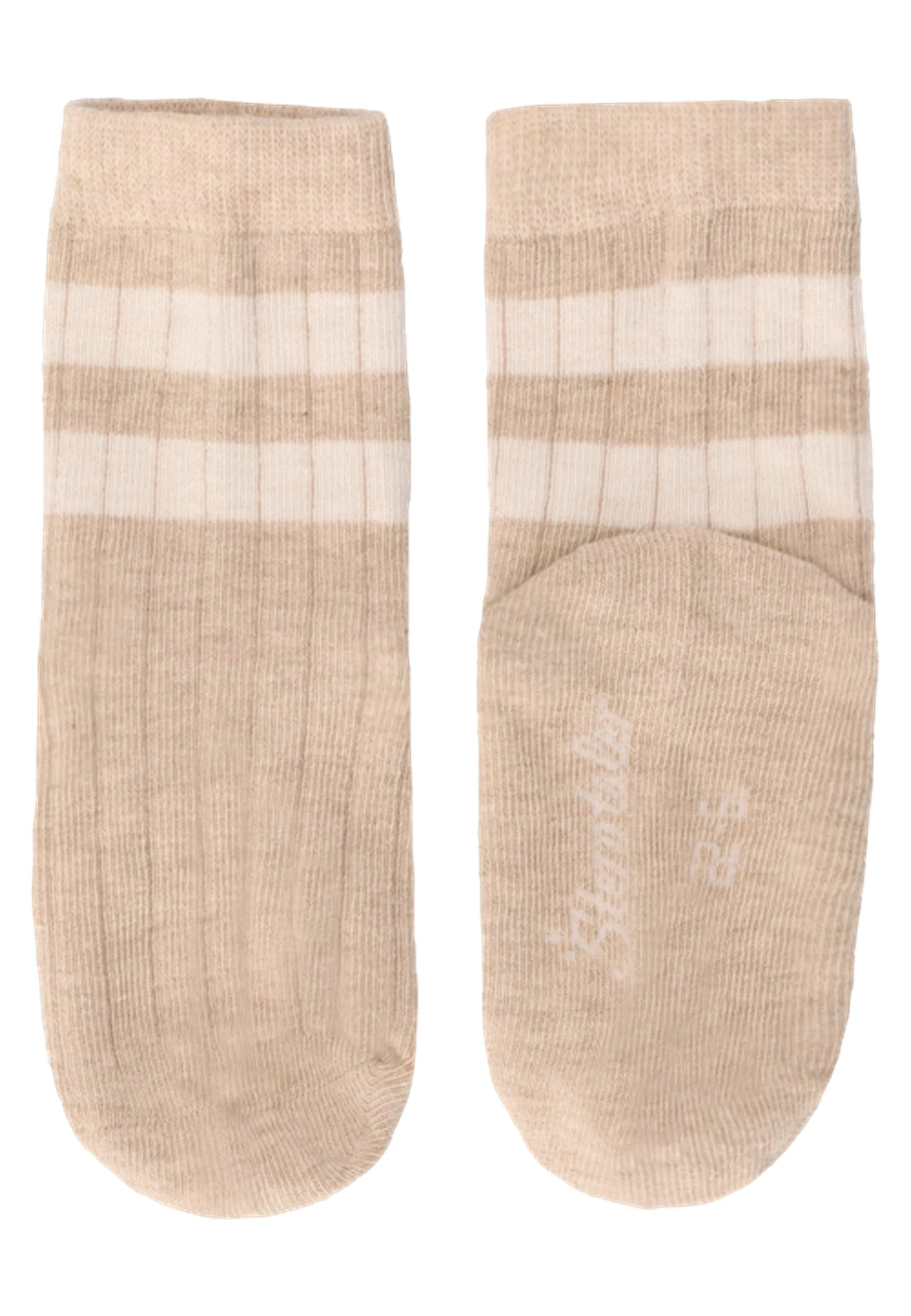 Socken im 3er Pack mit Rippenoptik in versch. Farben