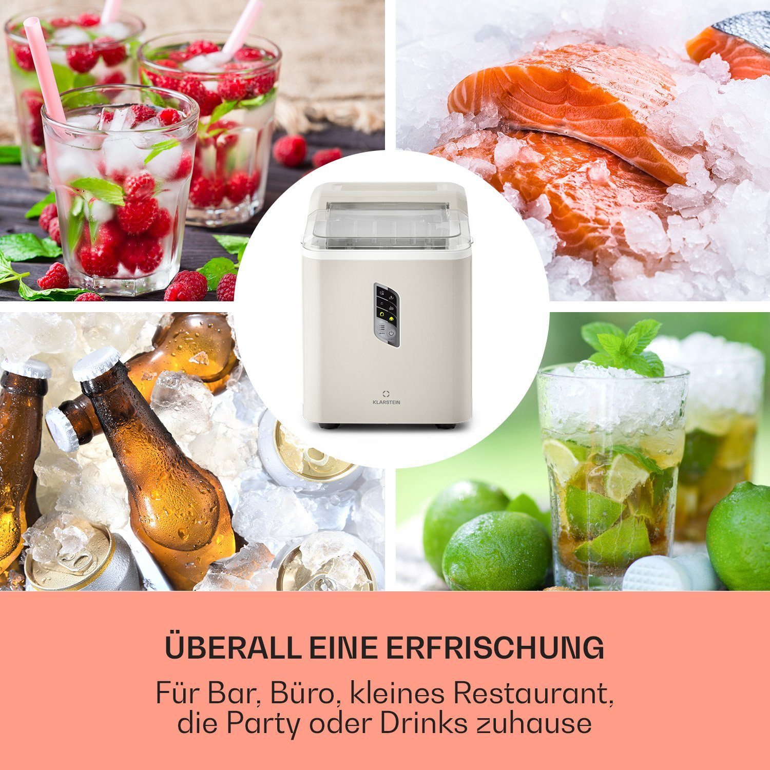 Klarstein Eiswürfelmaschine Albaron