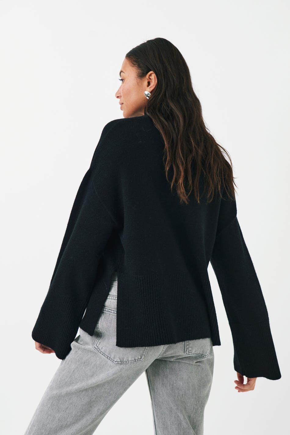 Turtleneck knitted sweater