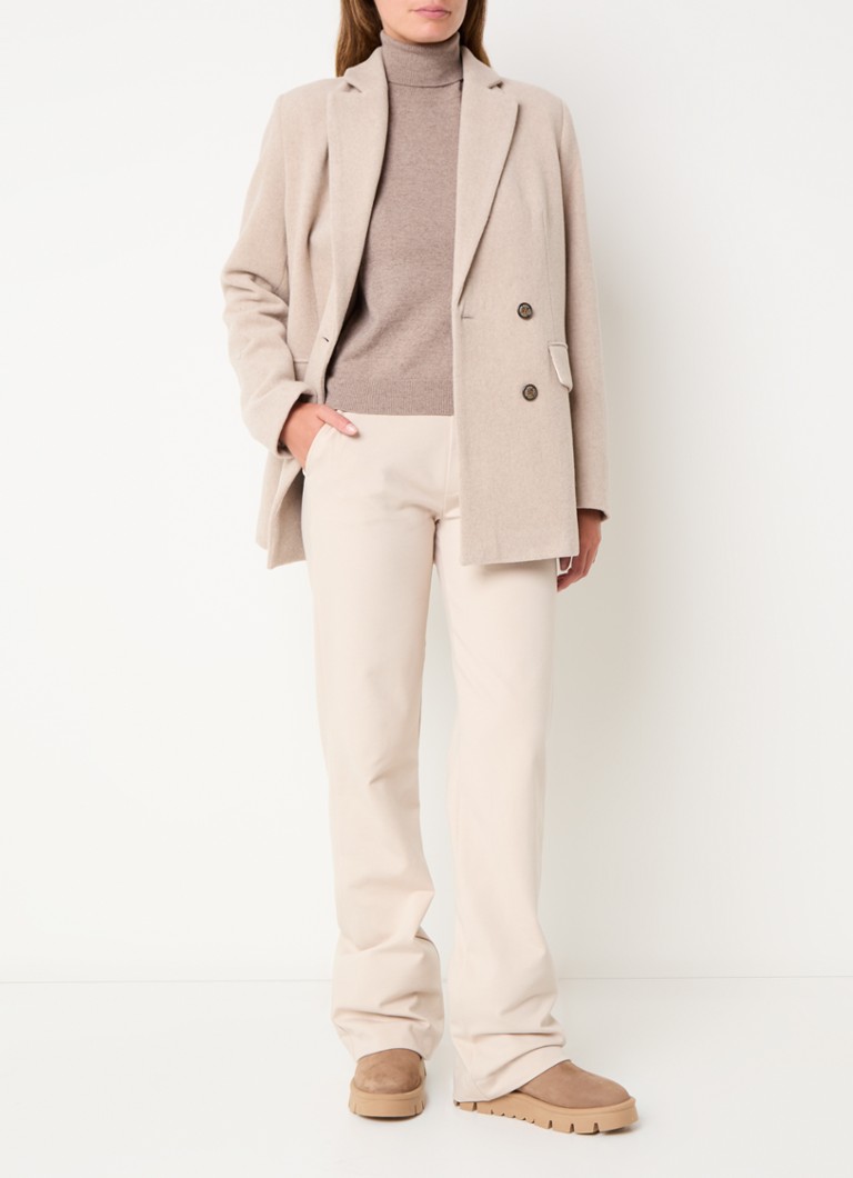 Moscow Infamous coat in wool blend with removable lining