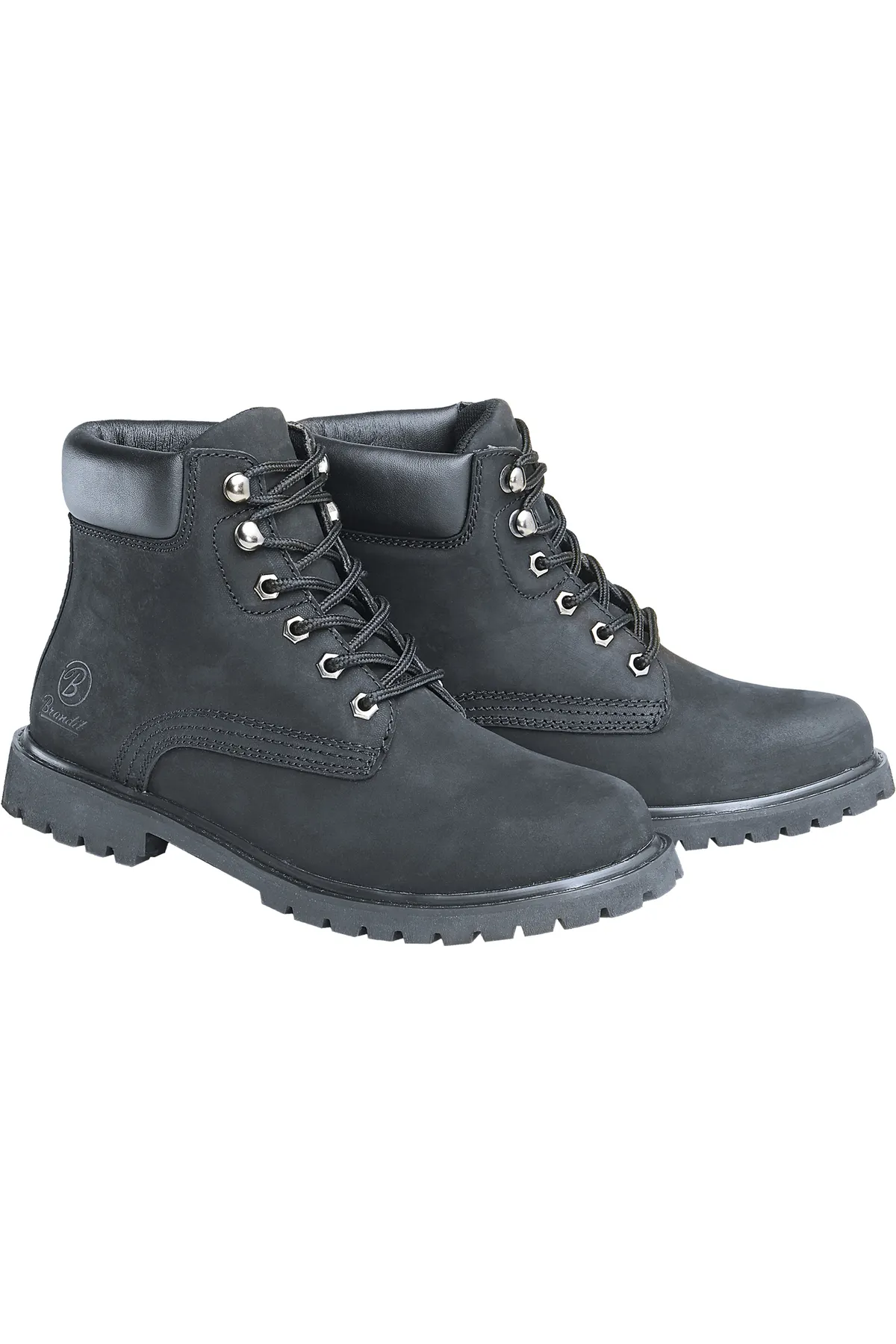 Brandit  Stiefelette - Schwarz - Flacher Absatz