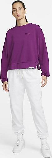 Nike Performance Damen Sweatshirt FLY DRI-FIT Oversized Fit cropped