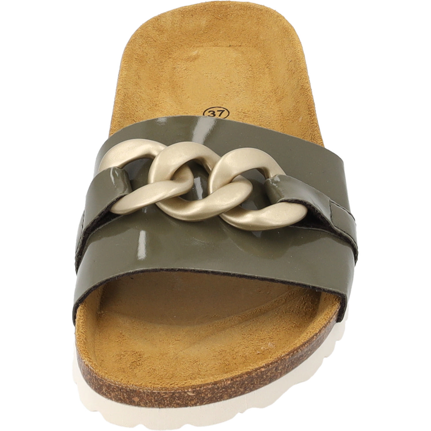Palado Gozo, Pantoletten, Damen, Khaki Lack