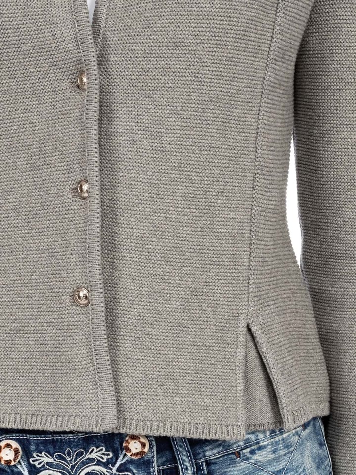 AlpSpur Strickjacke BIOSTYLE2 in grau günstig kaufen