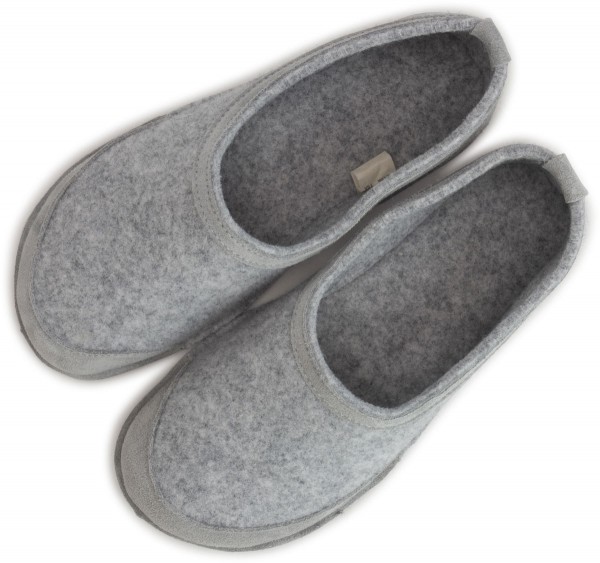 OmaKing ~ Wollfleece Slipper ~ Grey