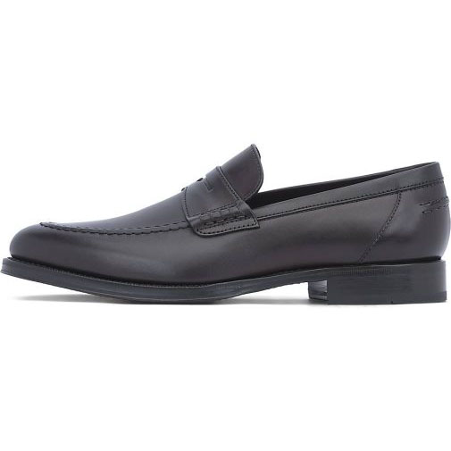 Lottusse Braune Kruste Anilin Kalbsleder Loafers