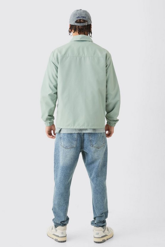 Coach-Jacke mit Kragen