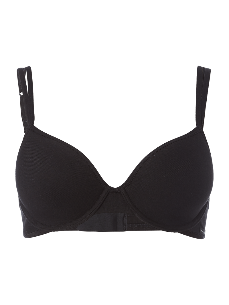 BH mit leicht wattierten Cups in schwarz