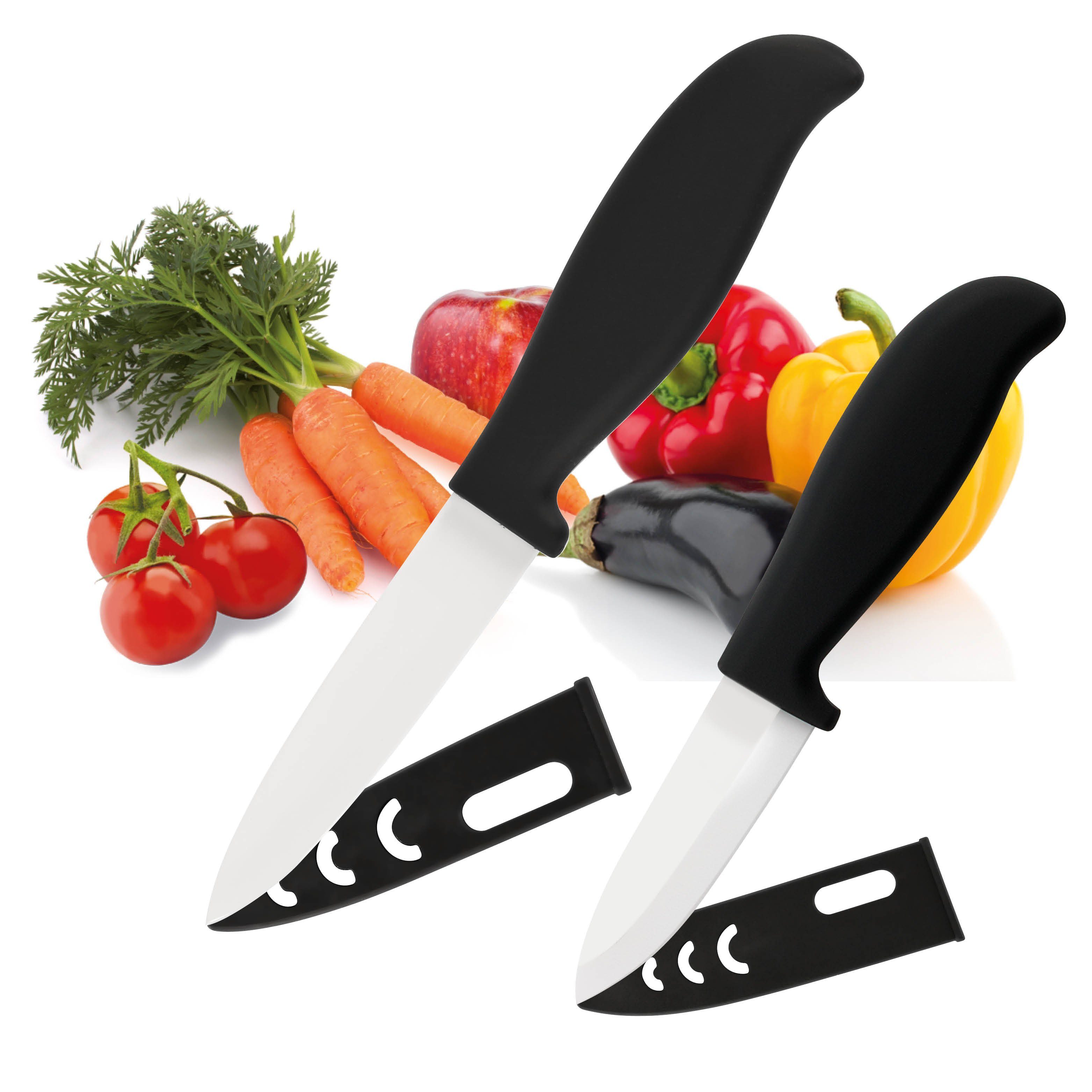bremermann Messer-Set bremermann Keramik-Messerset 2tlg. Obstmesser ca. 21 cm Schälmesser (Set, 2-tlg)
