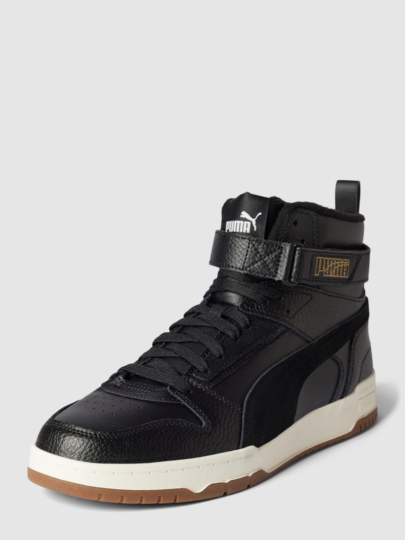 Sneaker mit Label-Details Modell 'GAME' in schwarz