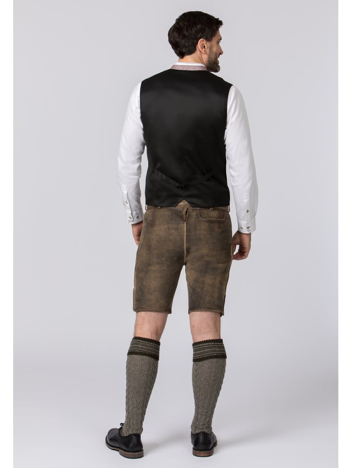 Stockerpoint Stockerpoint Trachtenlederhose Logan in kiesel gespeckt günstig kaufen