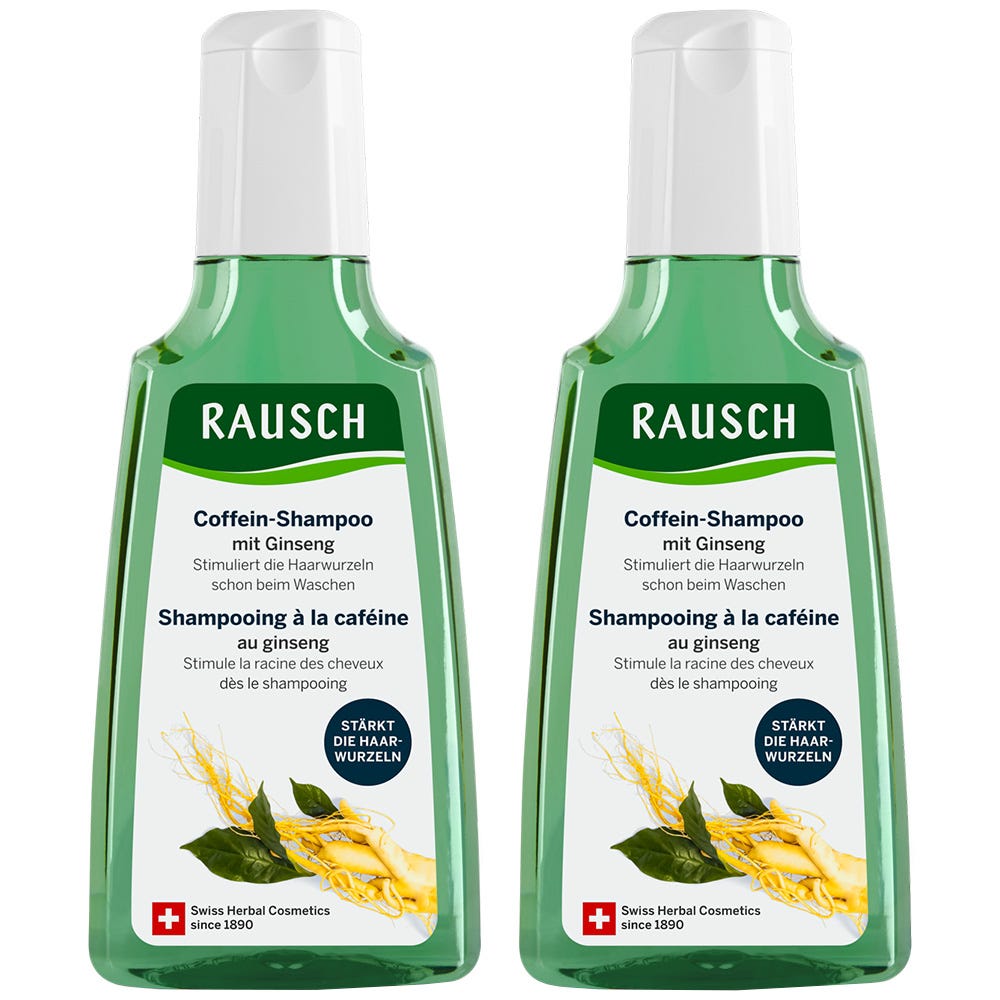 Rausch Coffein Shampoo 2X 200ml Bundle