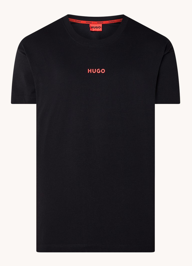 Haut de pyjama en coton HUGO BOSS avec logo