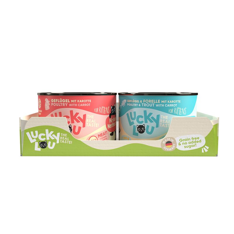 Sparpaket Lucky Lou Lifestage Kitten 24 x 200 g