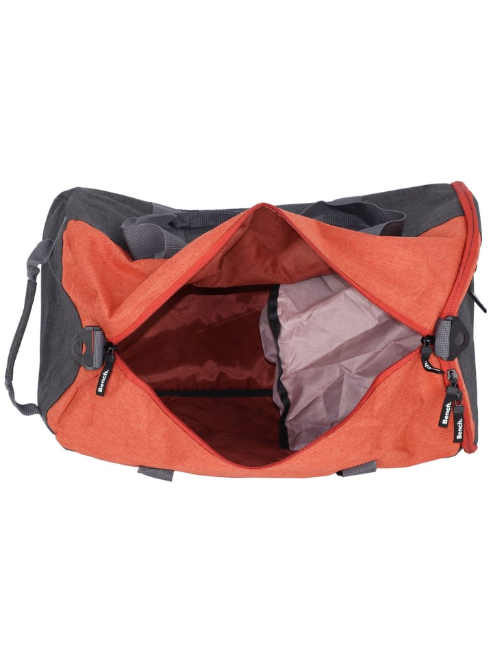 Bench Classic Weekender Reisetasche 50 cm in dunkelgrau-rostbraun günstig kaufen onesize