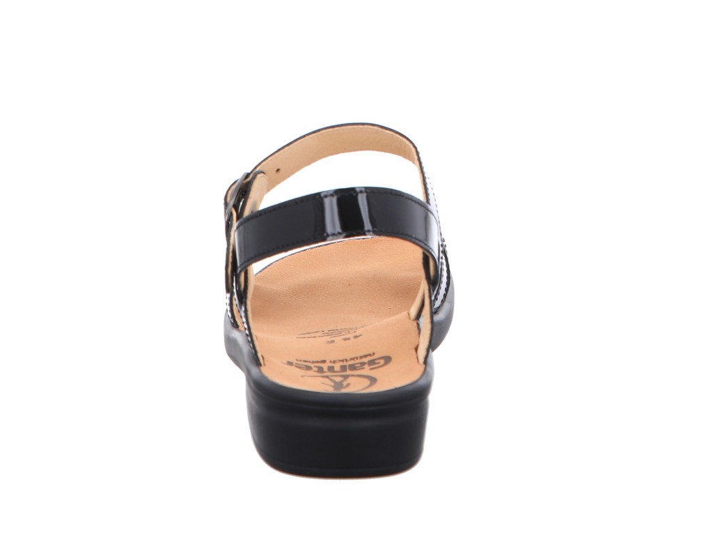 GANTER Klassische Sandalen schwarz Sonnica schwarz Lack