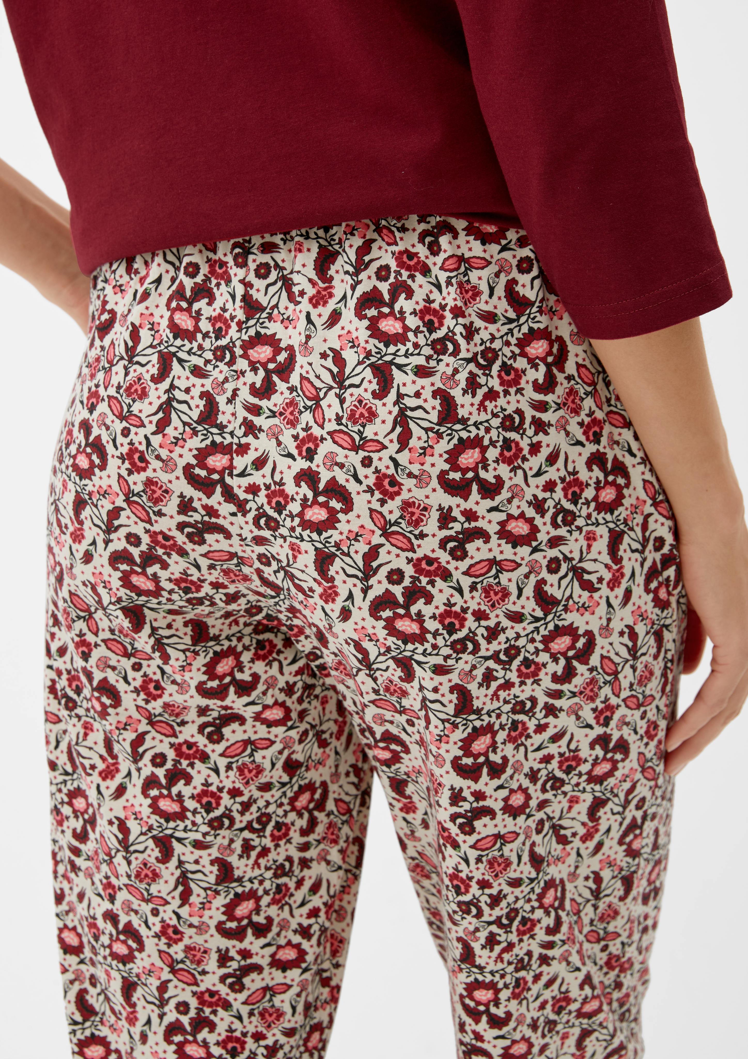 Pyjamahose mit Alloverprint  6008002-02A3