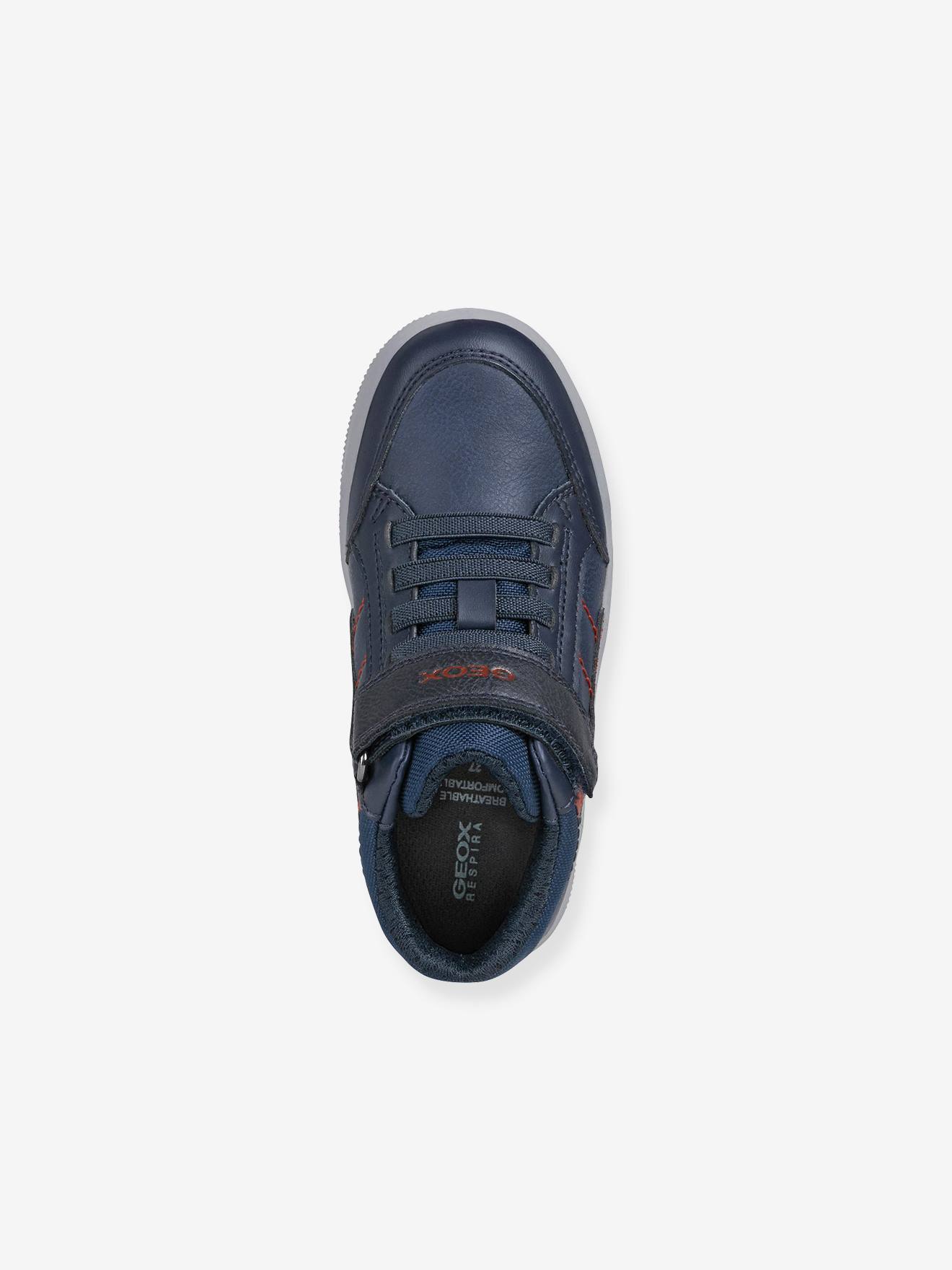 Baskets MID garçon J Arzach Boy GEOX® marine rouge
