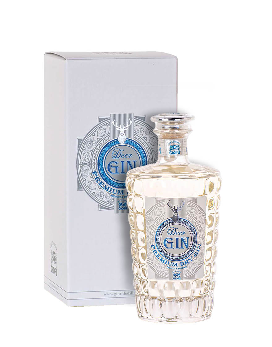 Premium Dry Gin Deer Giori 0,7 ℓ, En Étui