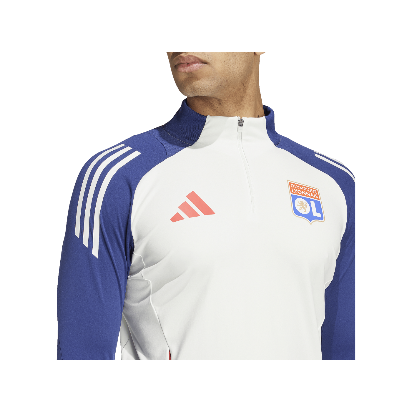 adidas Olympique Lyon Sweatshirt Weiss