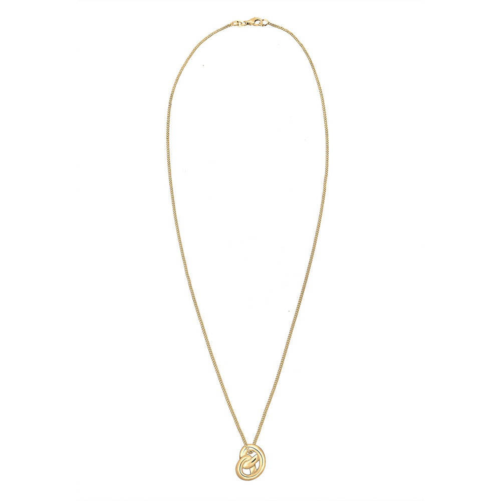 Elli Elli Collier Femme Bretzel - (925/1000) Argent Bijoux