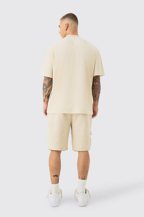 Oversize Frottee T-Shirt