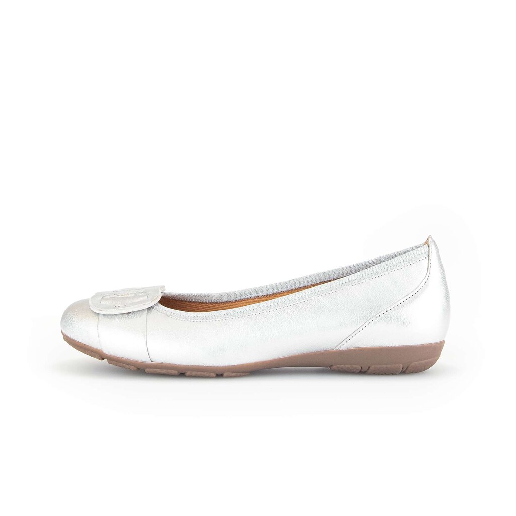 Gabor fashion Sportliche Ballerina silber