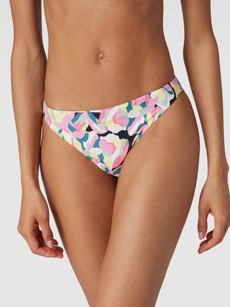 Bikini-Set mit Allover-Muster Modell 'CARILO' in marineblau
