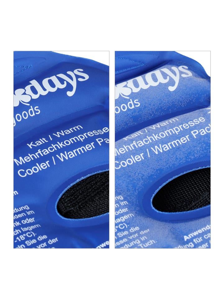 relaxdays 4 x Knie-Kühlpads in Blau günstig kaufen onesize