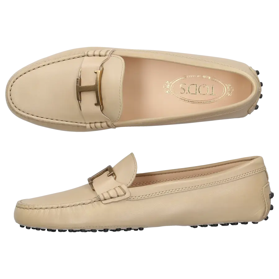 Tod's - Mokassins GOMMINO Kalbsleder - beige