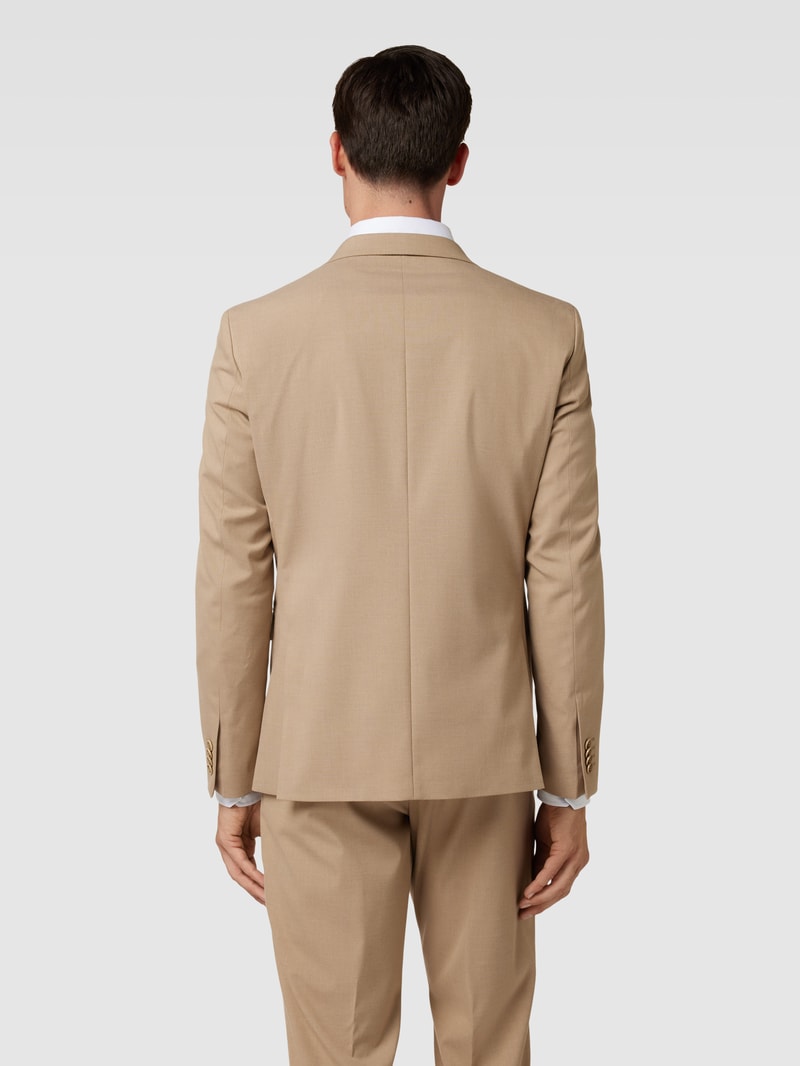 2-Knopf-Sakko mit Reverskragen Modell 'Pure' in beige