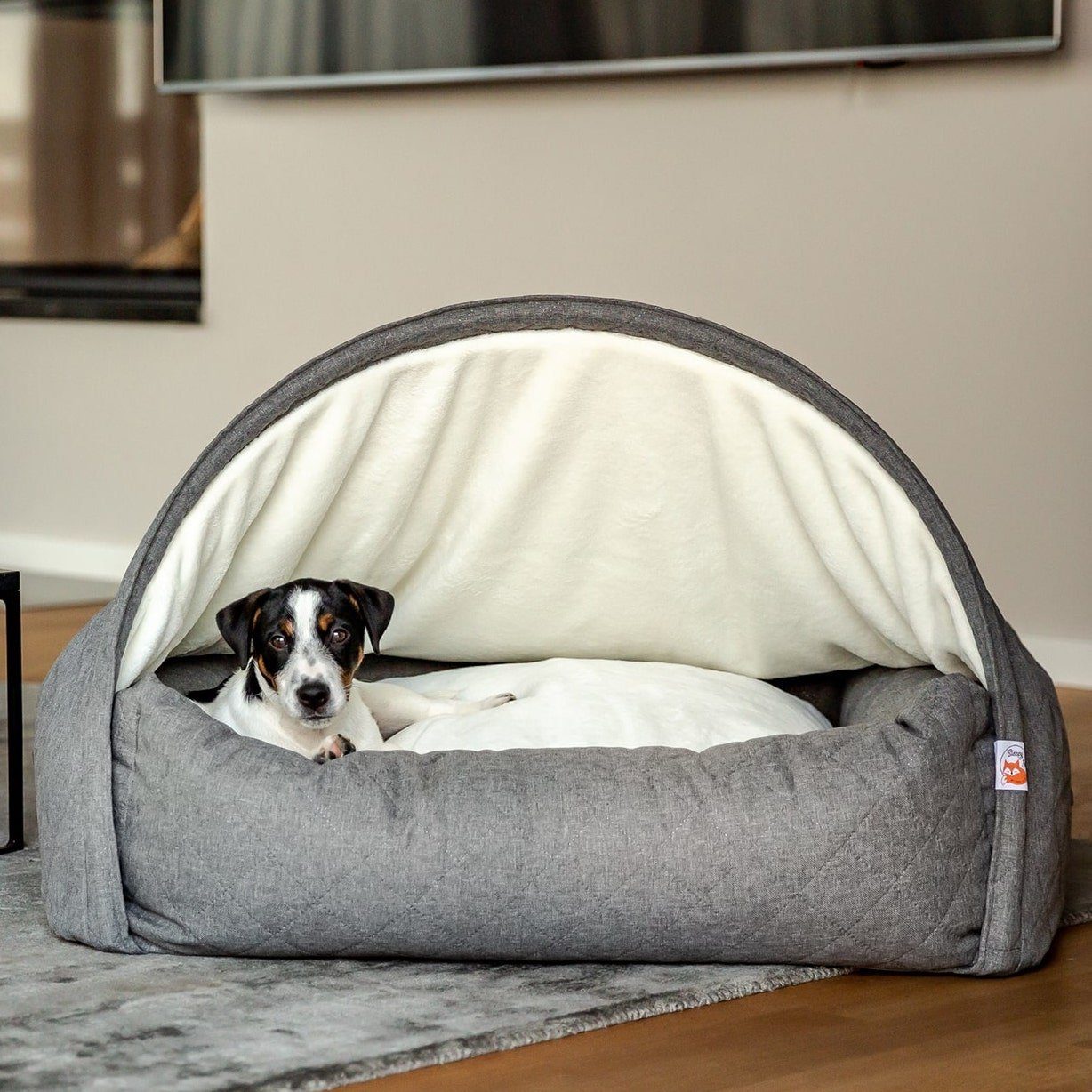 Sleepy Fox® Tierbett Sleepy Fox® Premium Kuschelhöhlenbett, XXL, Hundehöhle, Katzenhöhle, Sleepy Fox ist das sicherste Höhlenbett