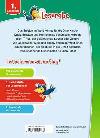 Leserabe - Sonderausgaben: Rabenstarke Dinogeschichten für Erstleser