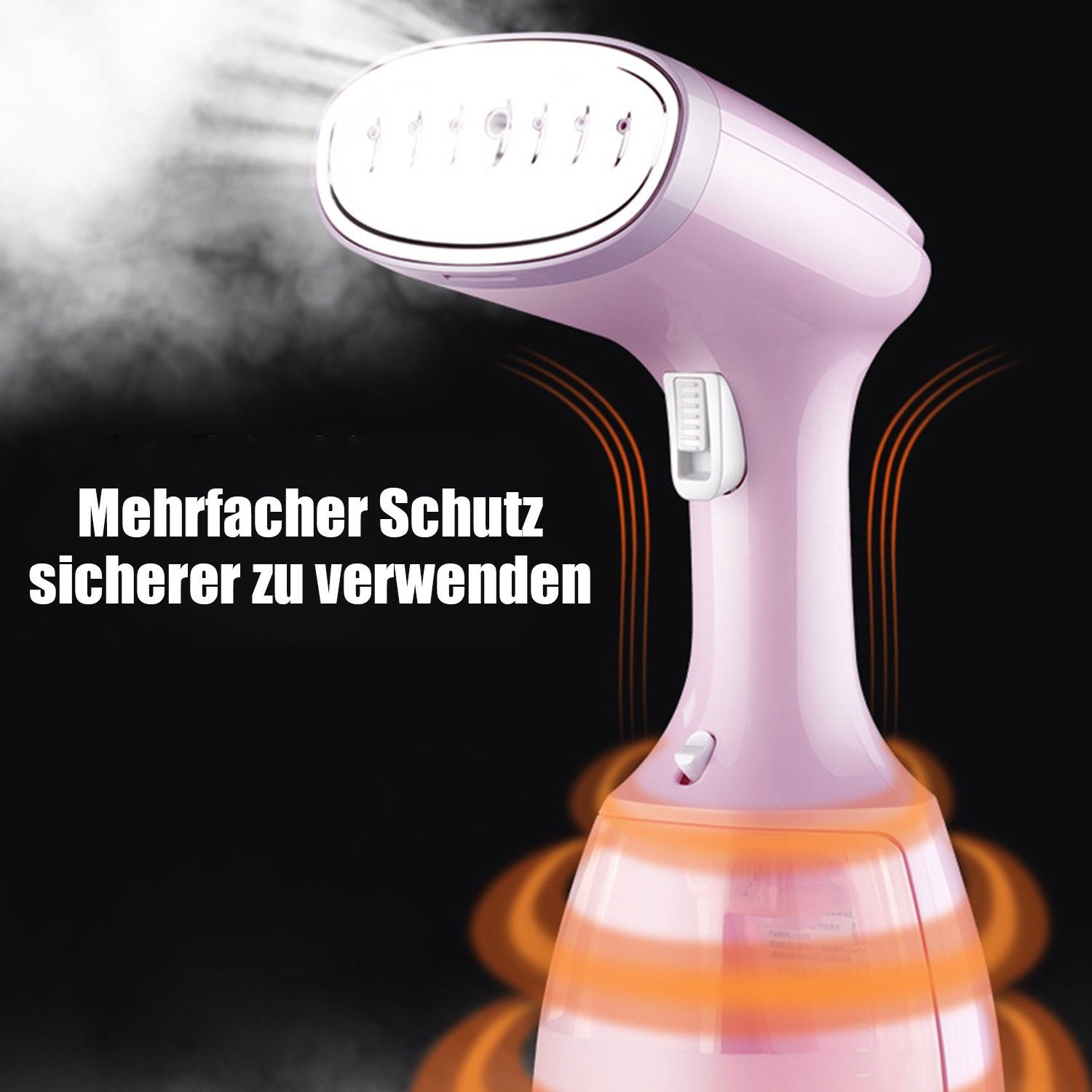 Kpaloft Dampfbürste, 1500 W, Dampfglätter 350ml Reisebügeleisen Haushalt