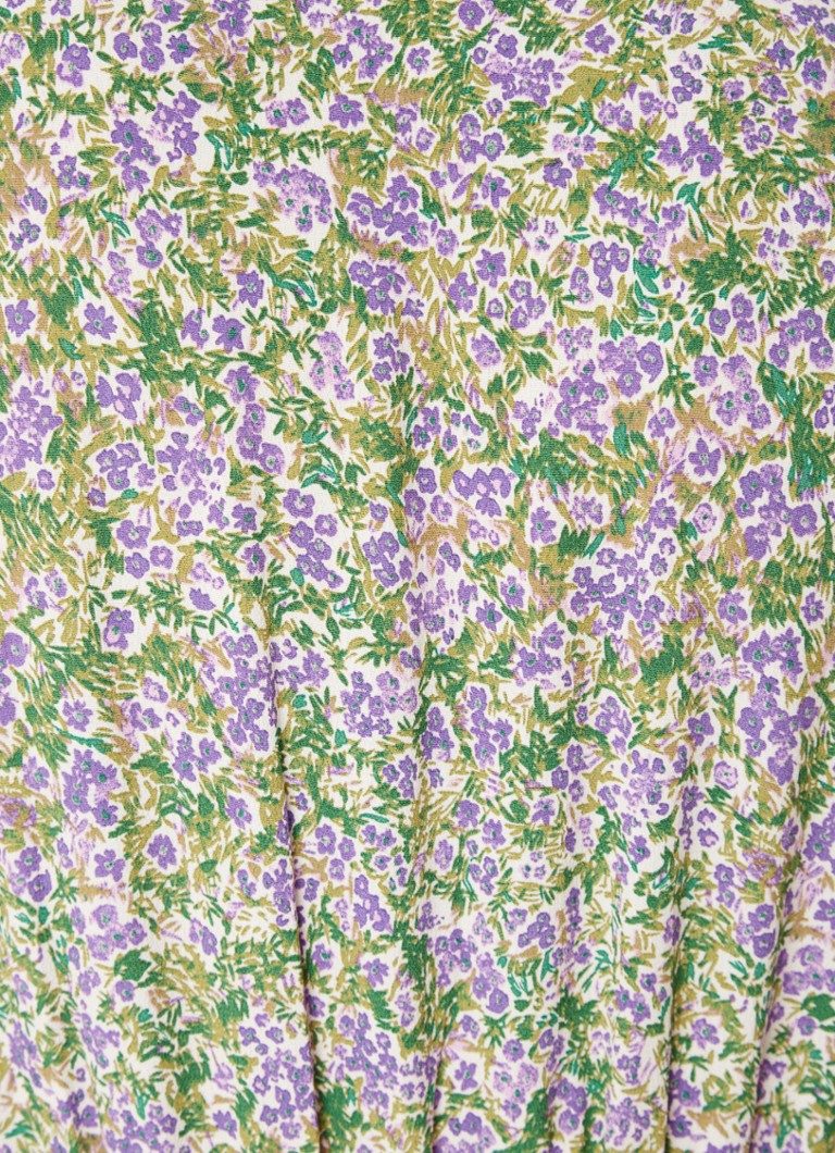 Robe midi en denim Marc O'Polo à imprimé floral et poches latérales