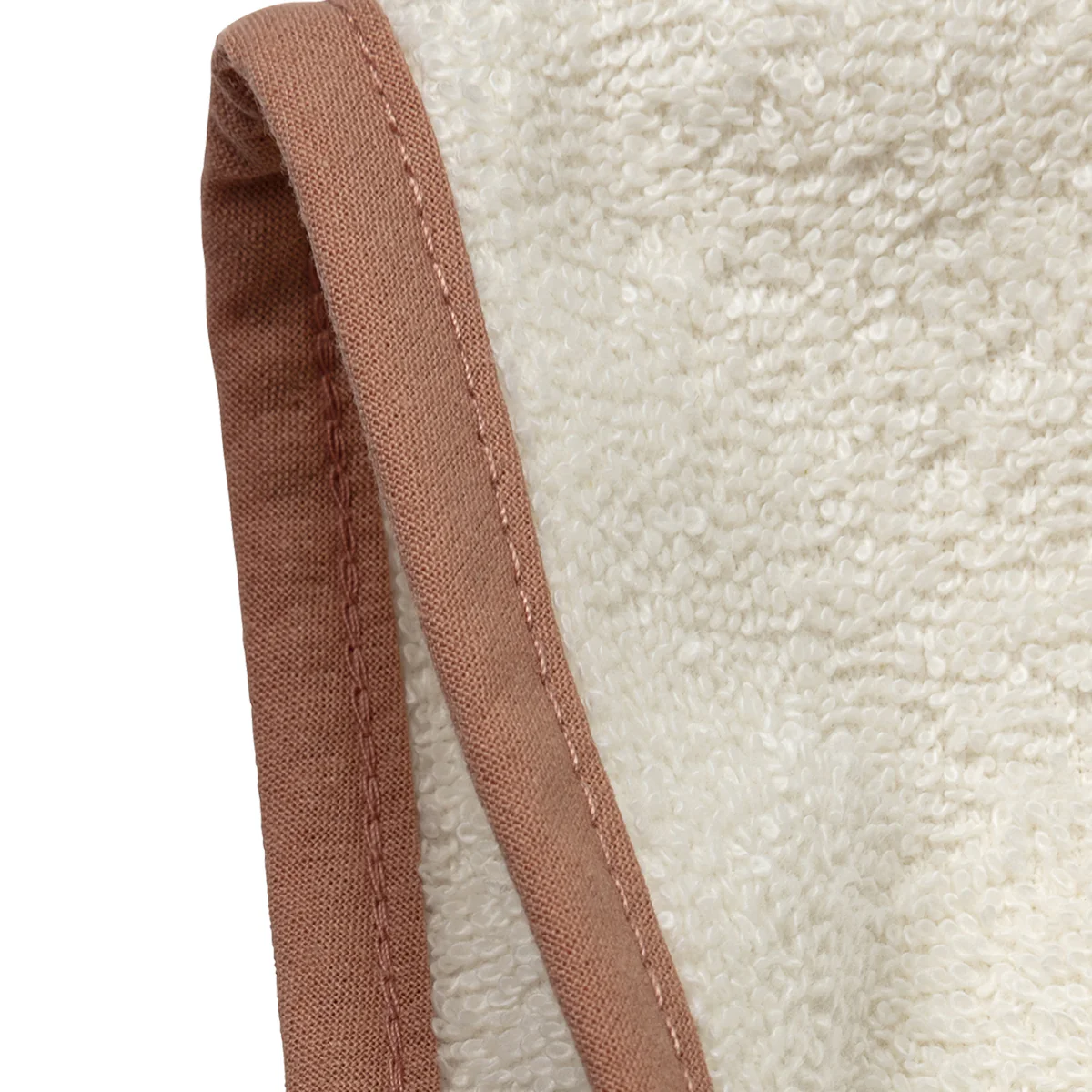 Badeponcho Ente Edda aus Baumwolle in ecru
