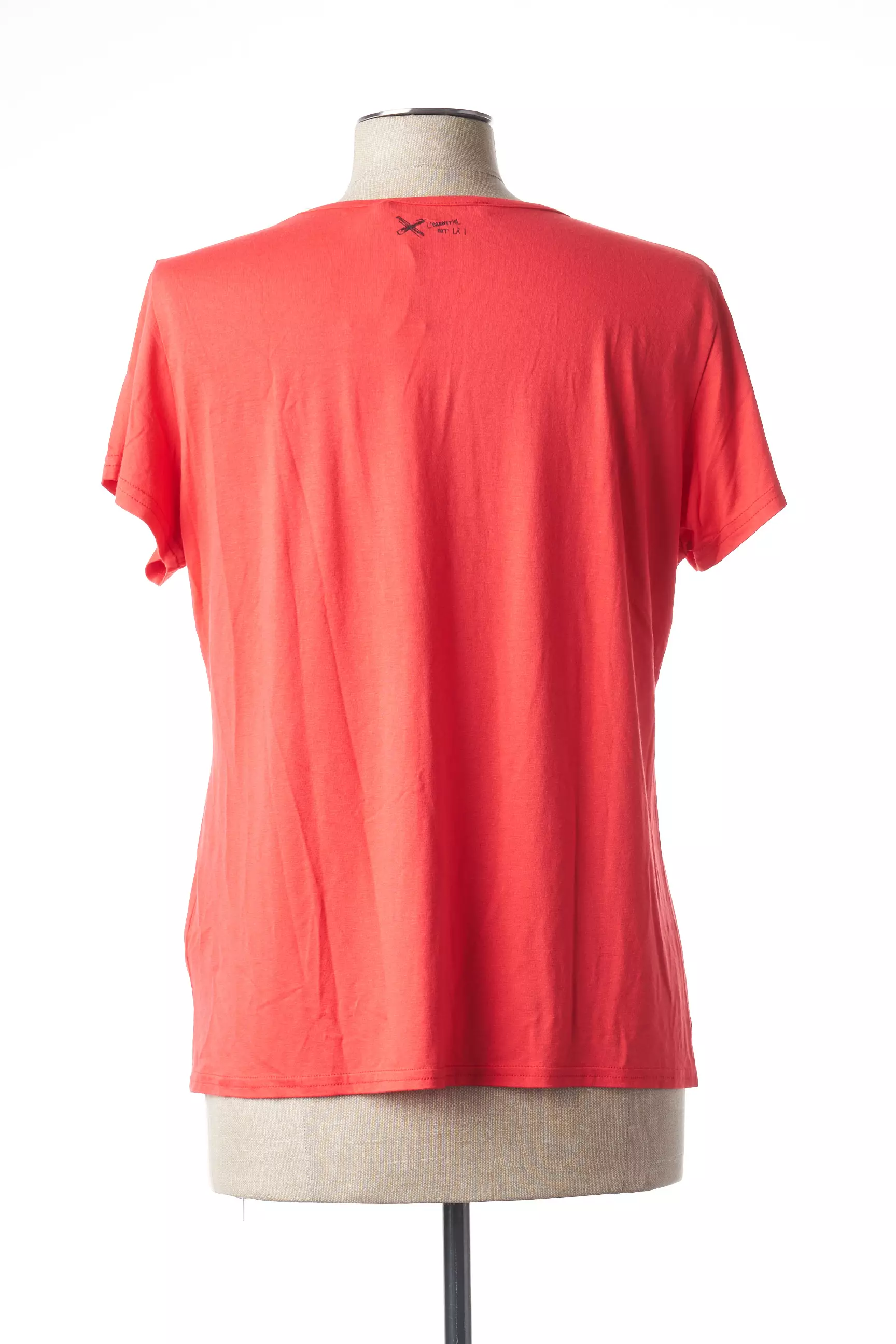 Les Filles De Neaux Tshirts Femme couleur rouge