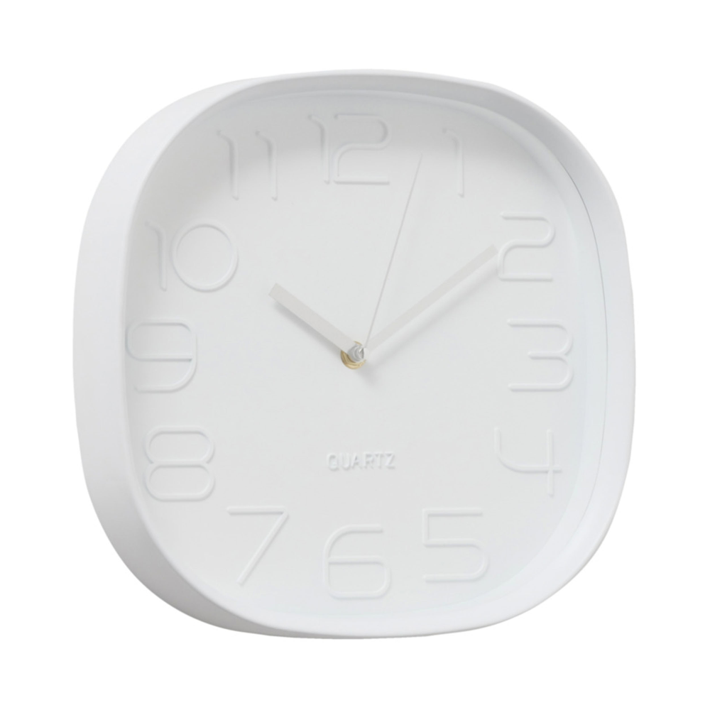 Wanduhr Fienza weiß
