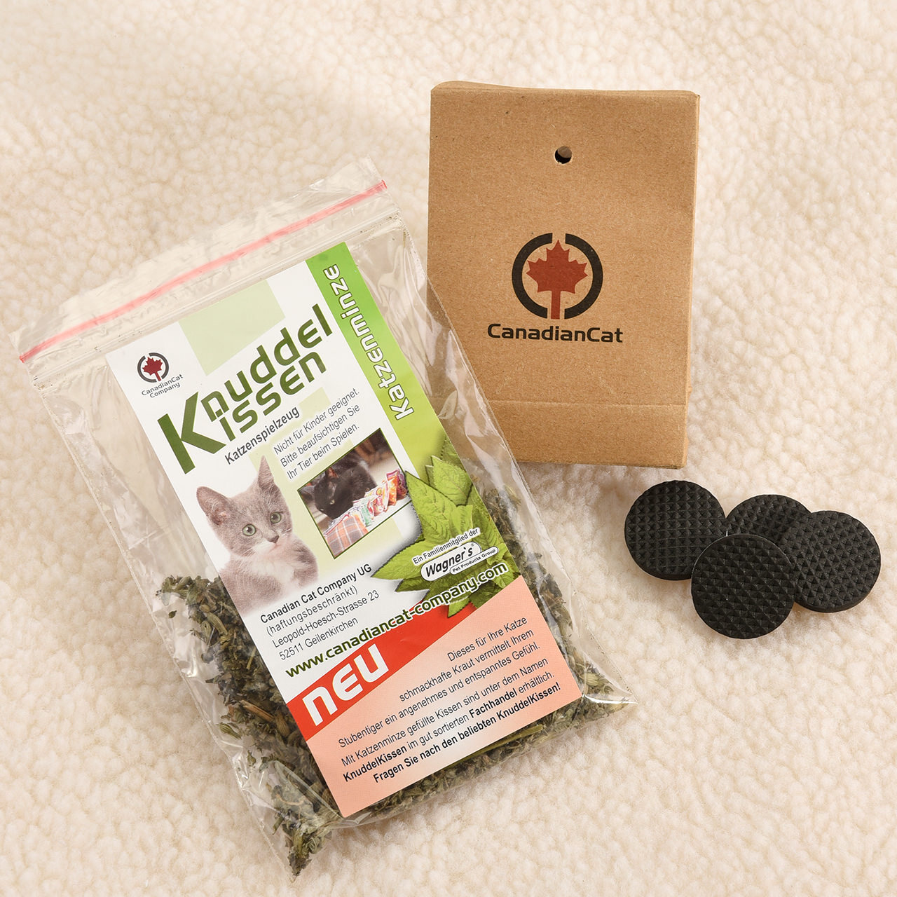 Canadian Cat Company Katzenbetten & Katzensofas Canadian Cat Company Filz Katzennest grau
