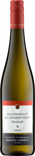2022 Mußb.Johannitergarten Riesling Kabinett trocken - Staatsweingut mit Johannitergut