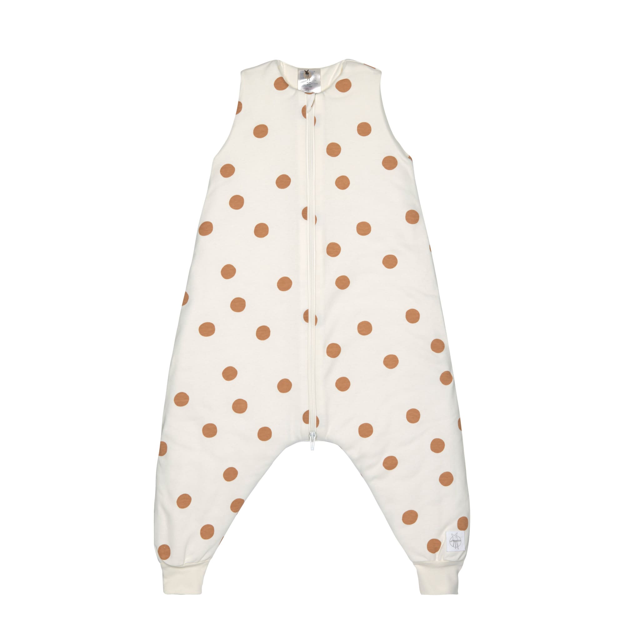 Kinder Schlafoverall 2,5 TOG, Big Dots, Milky