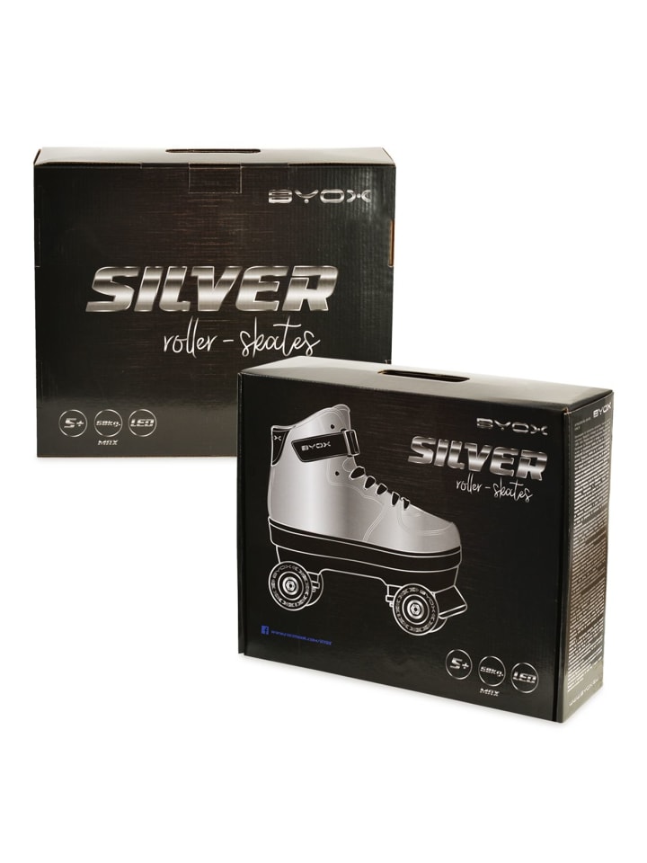 Byox Rollschuhe Silver in silberfarben günstig kaufen 35/36